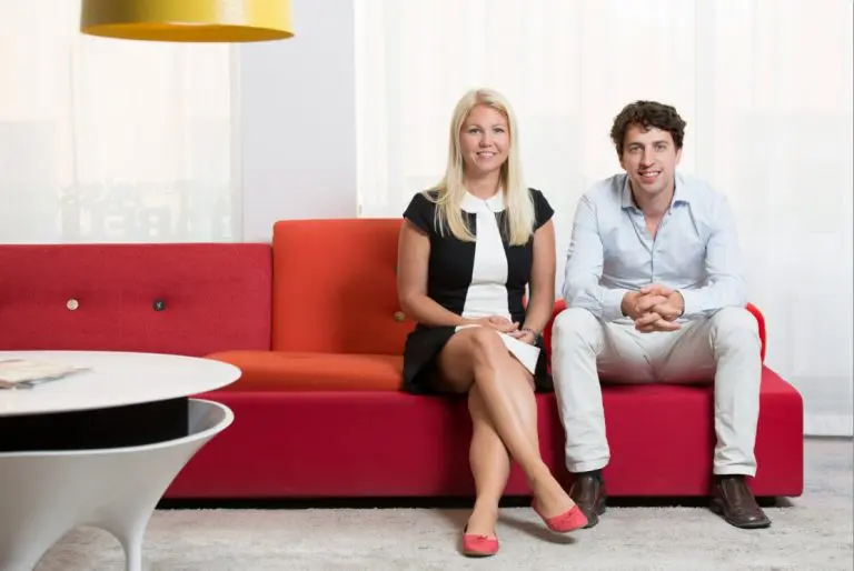 Natural Cycles co-founders Dr Elina Berglund and Dr Raoul Scherwitzl