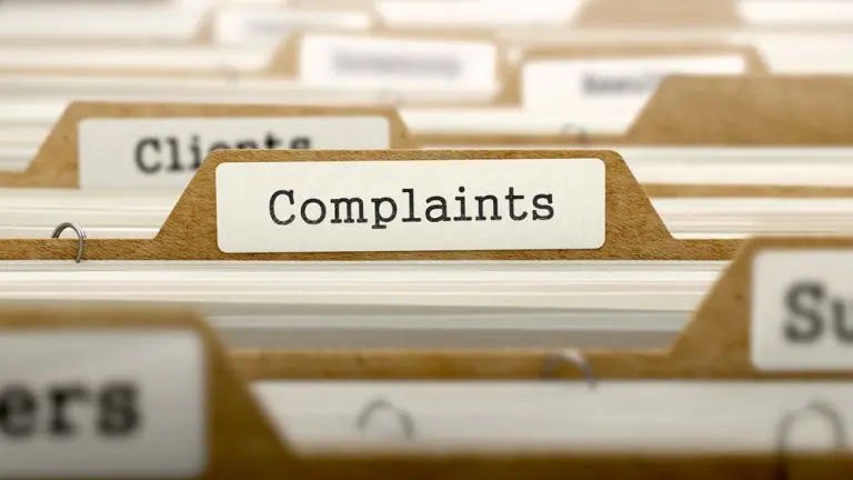 dealing with complaints