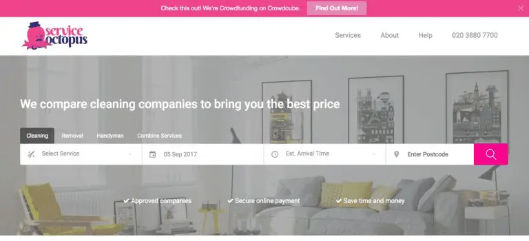Service Octopus homepage