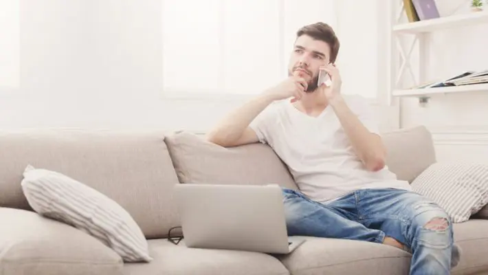 working from home