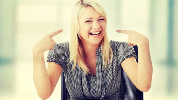 happy staff member