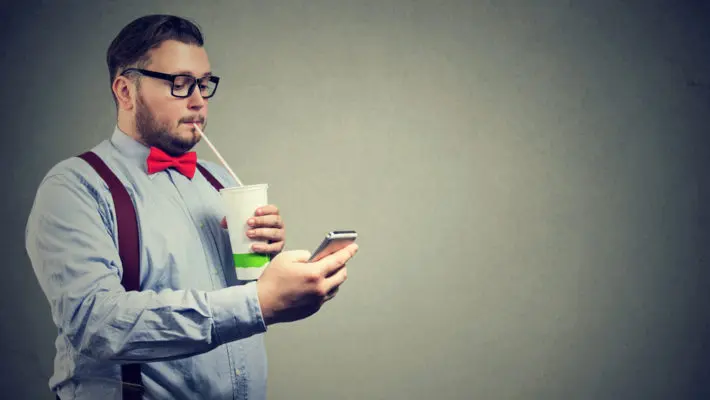 obese smartphone use
