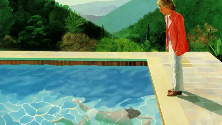 Portrait of an Artist (Pool with Two Figures)