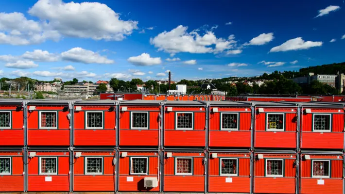 temporary buildings