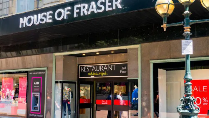 House of Fraser CVA
