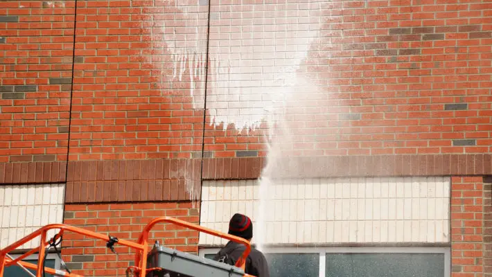 outside office cleaning