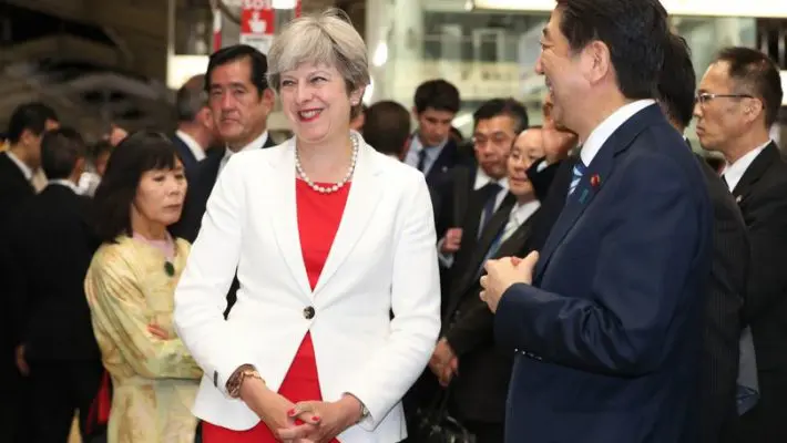 Britains Prime Minister Theresa May