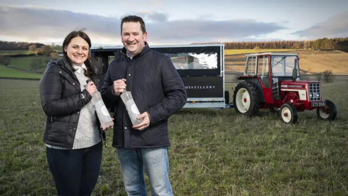 Caroline & Graeme Jarron on their family potato farm