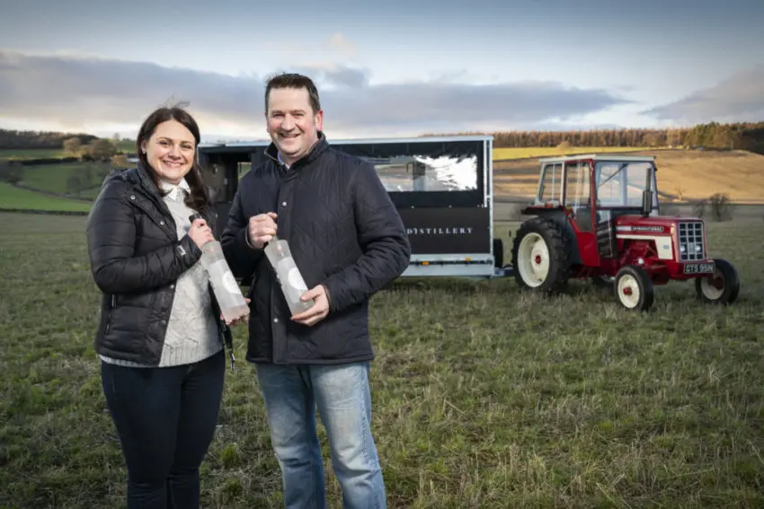 Caroline & Graeme Jarron on their family potato farm