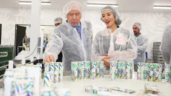 Lord Sugar unveils TropicÕs new Croydon headquarters with founder Susie Ma after £4m investment