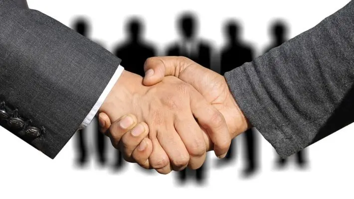 Welcome handshake