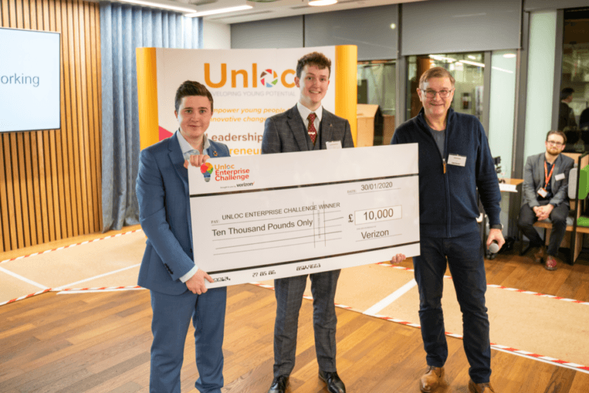 Jamie Bankhead of Konglomerate Games has won the top prize in the tech-entrepreneurship competition for young people across Europe, following a live pitch on 30th January 2020 at Verizon’s office in central London.