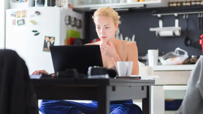 working from home