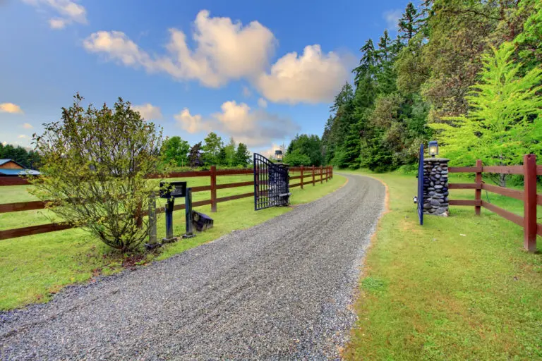 Gravel drive