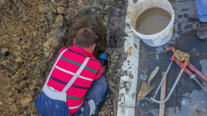 Burst pipe