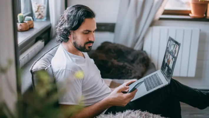 working from home