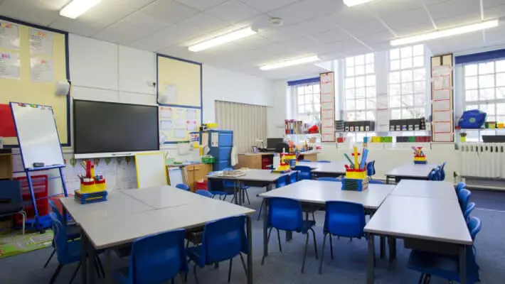 Empty Classroom