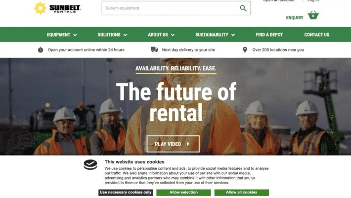 Sunbelt website