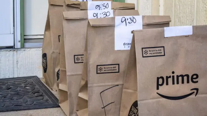 Home delivery of groceries from Whole Food Market