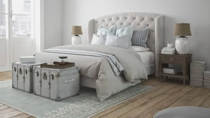 Upholstered bed