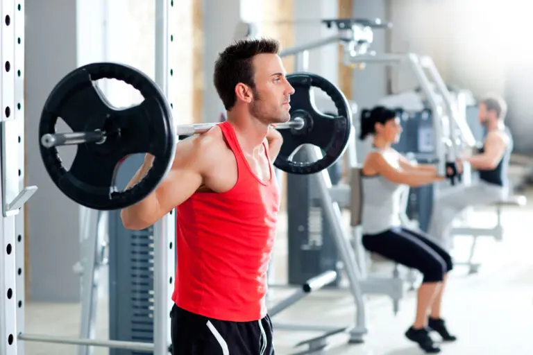 Man at gym