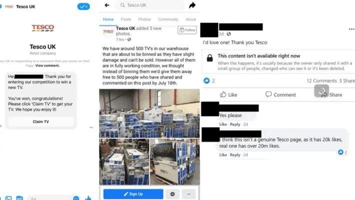 Tesco scam