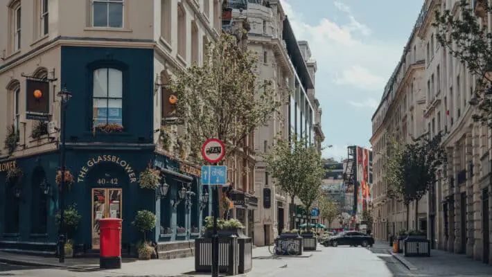 Empty London Street