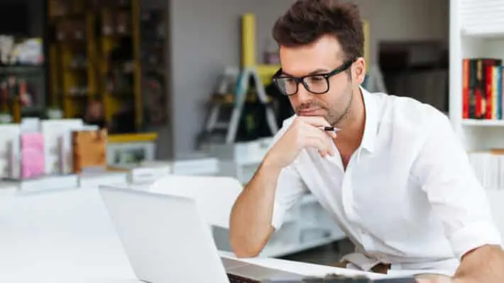 Man working