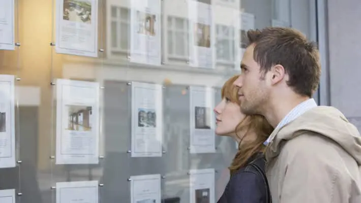 Estate Agents window