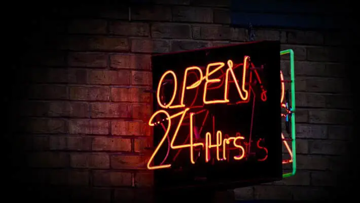 neon sign
