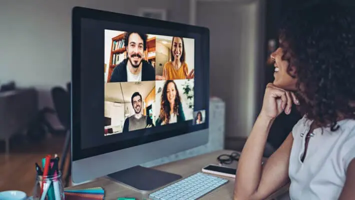 Online business meeting