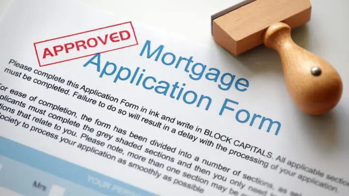 Approved mortgage application