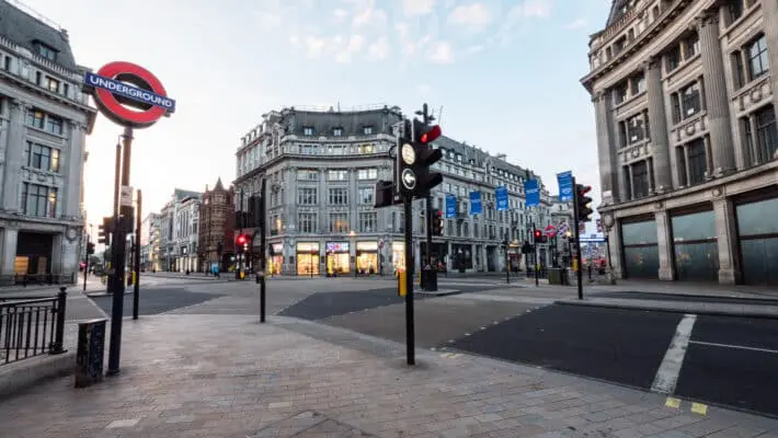 Empty London