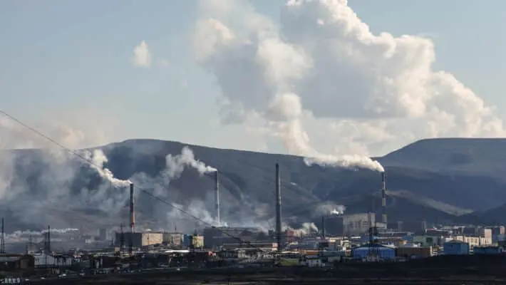Mining,And,Metallurgical,Plant,Norilsk,Nickel,Aka,Nornickel.,A,Large