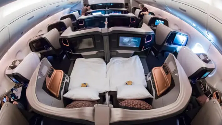Business class flights