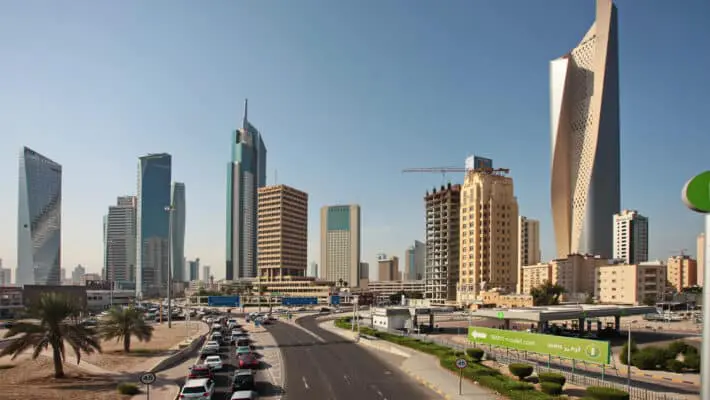 Kuwait,City,,Kuwait,-,November,12,,2013:,Skyline,Of,Kuwait