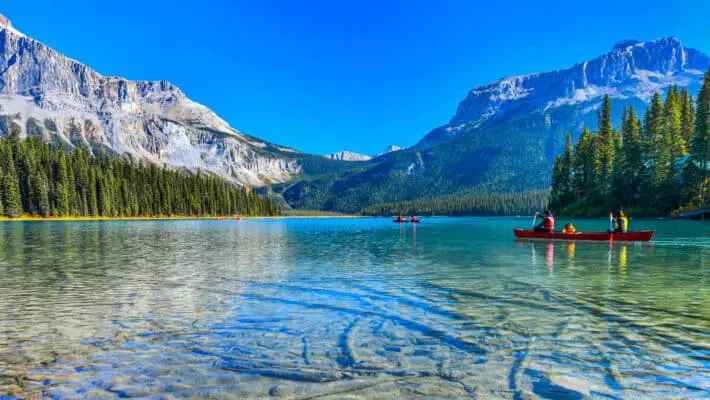 Emerald,Lake,yoho,National,Park,In,Canada