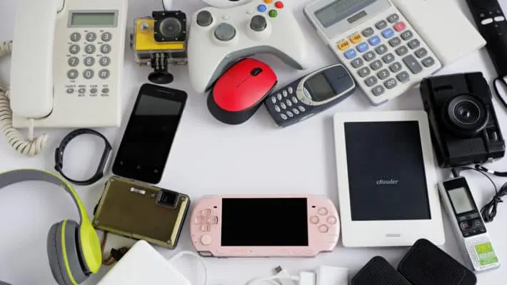 Smartphone,With,Portable,Game,Consoles,And,Ebook,Reader,And,Other