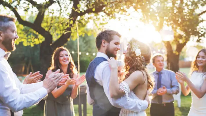 open air wedding