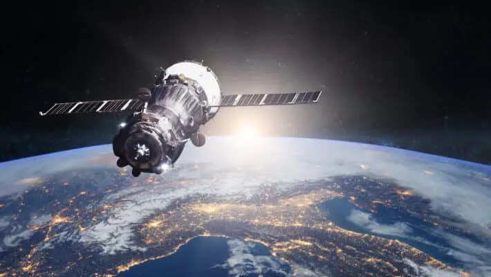 Planet,Earth.,Spacecraft,Launch,Into,Space.,Elements,Of,This,Image