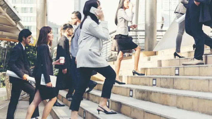 London office workers