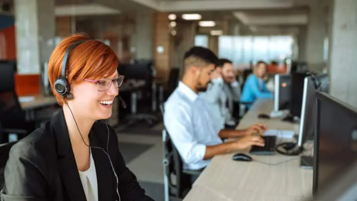 Team,Of,Business,People,Working,In,A,Call,Centre,On