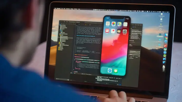 Bishkek,,Kyrgyzstan,-,January,17,,2019:,Man,Developer,Launches,Xcode