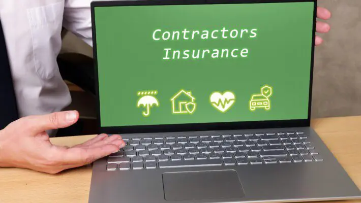 Business,Concept,Meaning,Contractors,Insurance,With,Inscription,On,The,Page.