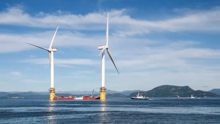 Floating windfarm