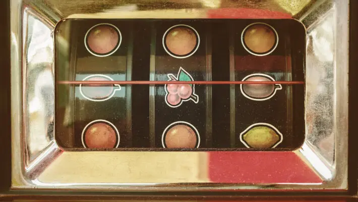 Retro,Styled,Image,Of,A,Vintage,Gaming,Slot,Machine,With