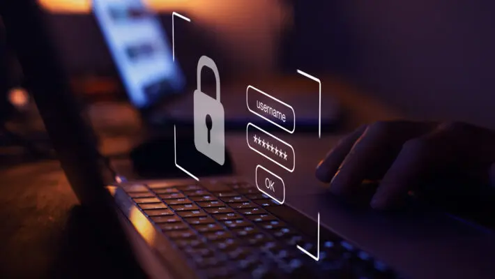 Login,And,Password,,Cyber,Security,Concept,,Data,Protection,And,Secured