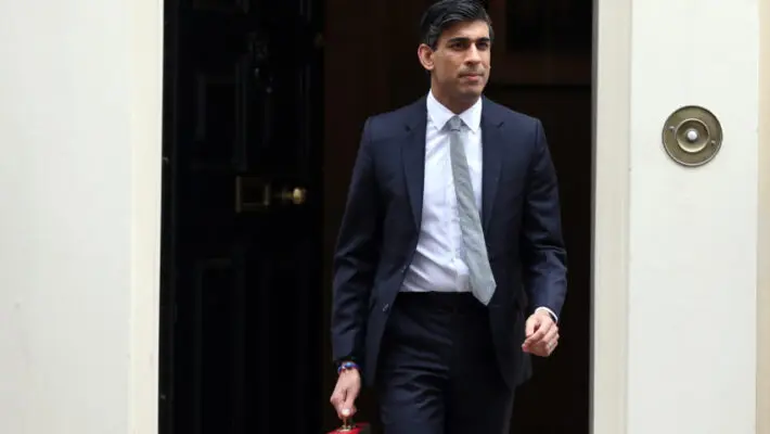 Chancellor Rishi Sunak UK Furlough