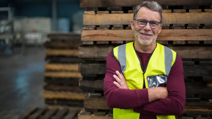 happy worker
