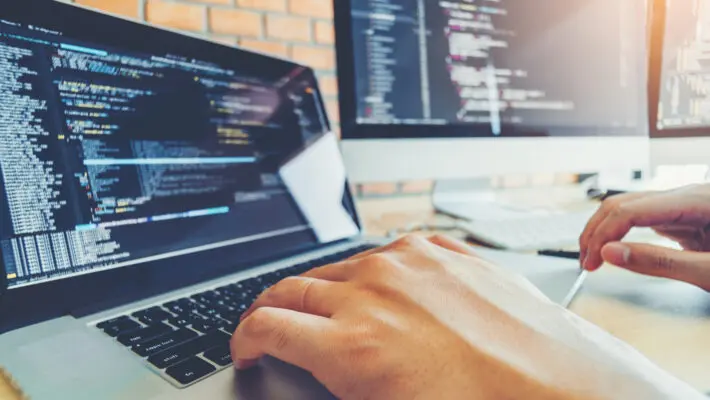 Developing,Programmer,Team,Development,Website,Design,And,Coding,Technologies,Working